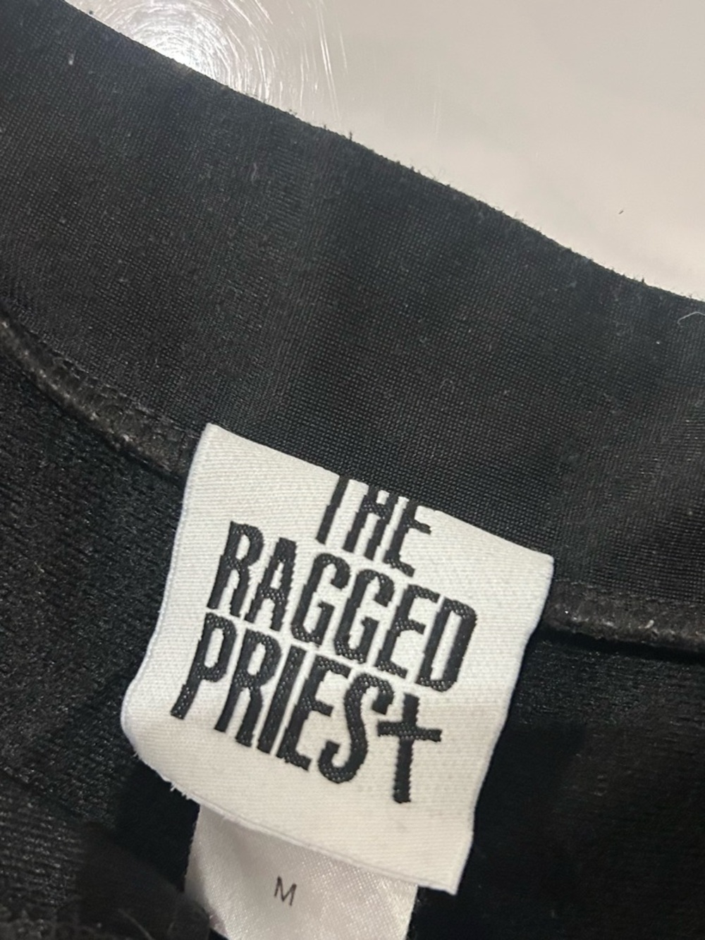 The Ragged Priest Black Pants with Blue and Orange Panels - Picture 5 of 6